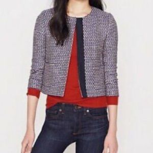 J.Crew Tweed Metallic Blazer